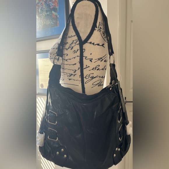 Candie's Handbags - Candie's Stylish Black Shoulder Bag